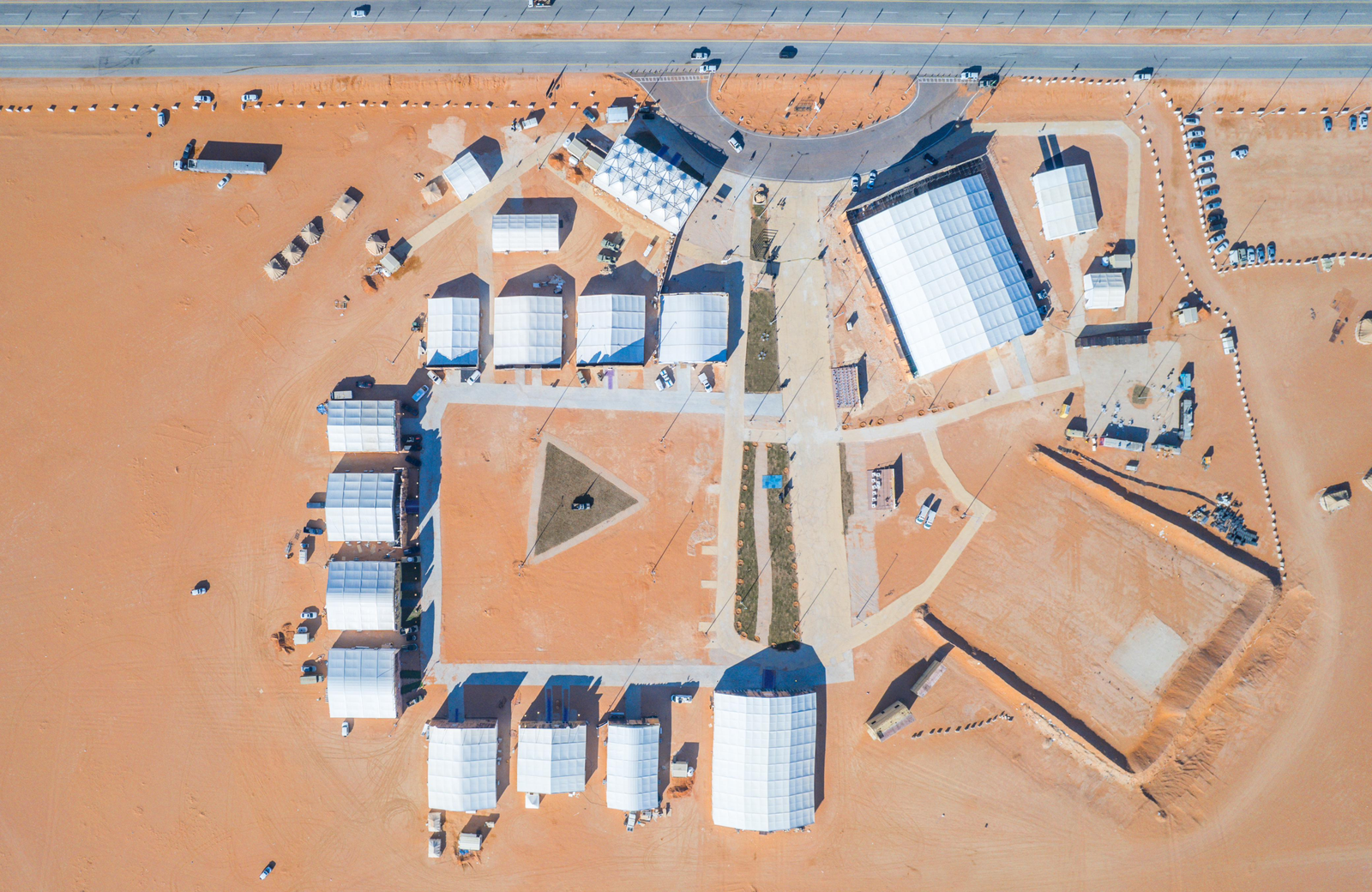 Spaces seen from above
