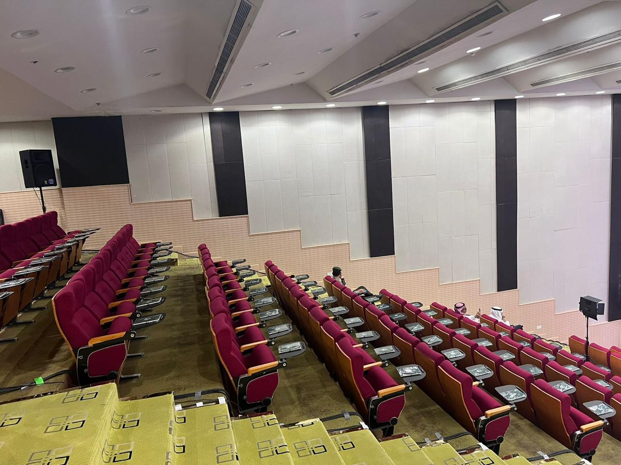 A prepared audience space