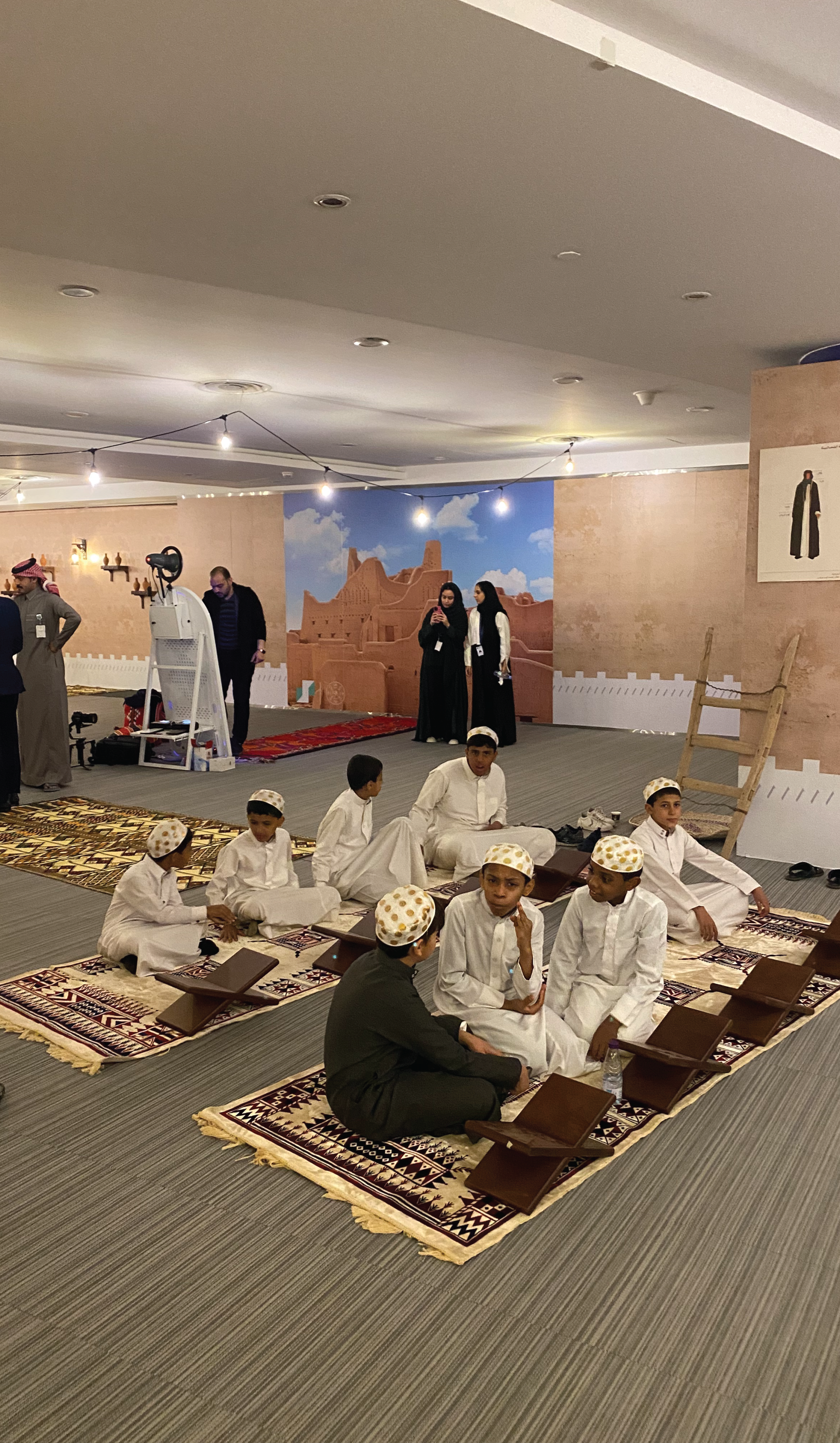 Guests in the heritage setting
